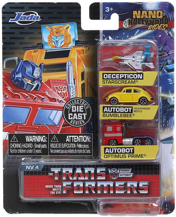 Jada Transformers G1 Nano Die Cast Cars 3 Pack Official Images And Details  (1 of 5)